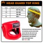 Top King TKHGPT (CC) Боксерский Шлем Бампер Тайский Бокс "Head Guard Pro Training Красный